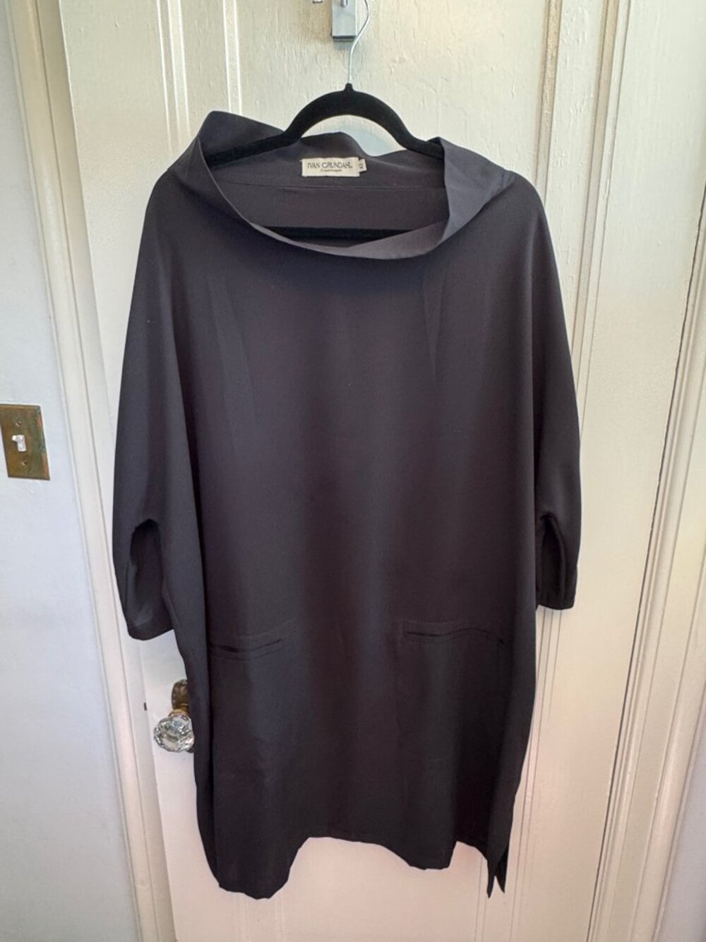 Ivan Grundahl Funnel-Neck Tunic Dress
